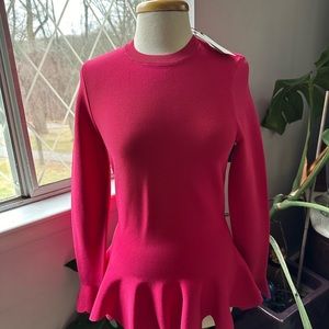 Ted Baker top with peplum size 2.